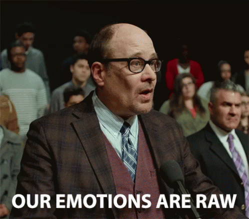 Our Emotions Are Raw Raw Emotion GIF - Our Emotions Are Raw Raw Emotion Upset GIFs