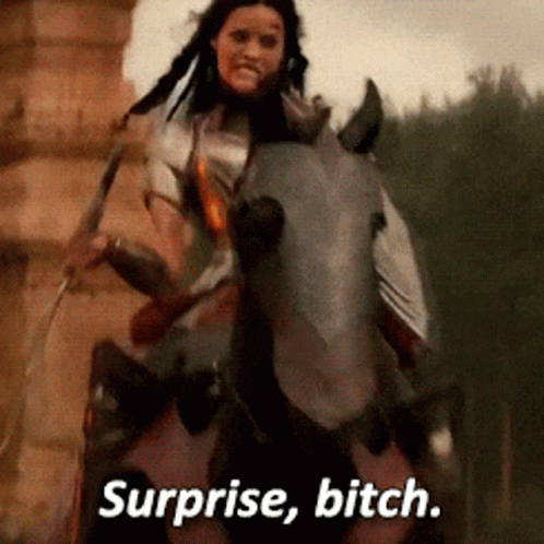 Surprise Lady Sif GIF - Surprise Lady Sif Attack GIFs