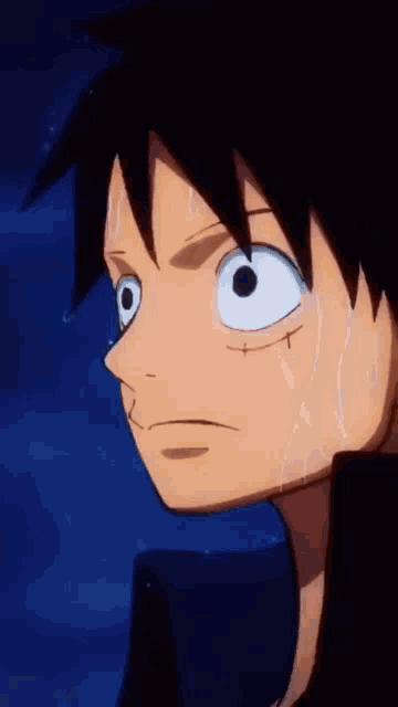 Luffy Crying In The Rain GIF - Luffy Crying In The Rain GIFs