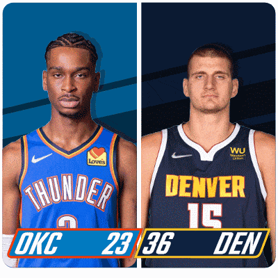 two basketball players from okc and denver