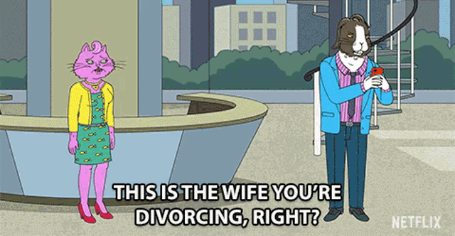 This Is The Wife Youre Divorcing Right Princess Carolyn GIF - This Is The Wife Youre Divorcing Right Princess Carolyn Amy Sedaris GIFs