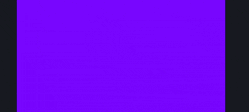 a cartoon girl with long hair is standing in front of a purple background with her eyes closed .