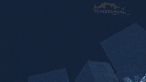 a shadowshak logo is displayed on a dark background