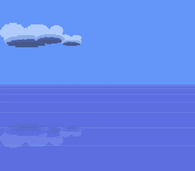 a pixel art of a lightning bolt in a circle