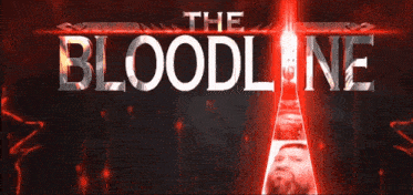 a movie poster for the bloodline shows a man in a bottle