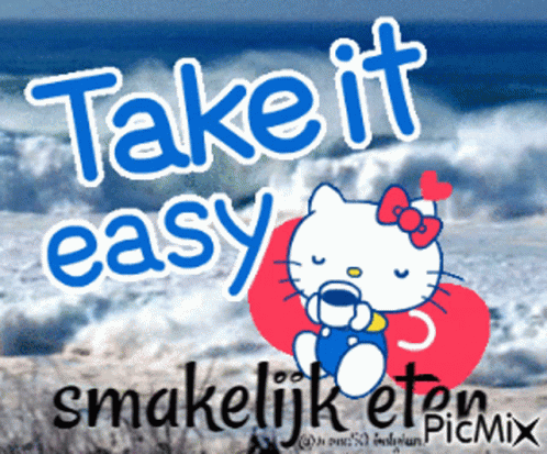 Take It Easy Hello Kitty GIF - Take It Easy Hello Kitty Cute GIFs