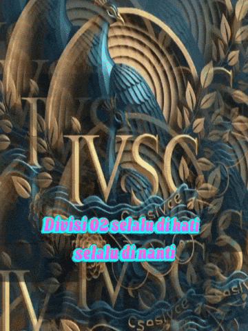 a painting of a peacock with the letters ivsc on the bottom