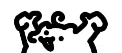 a black and white drawing of a snake with a heart on a white background .