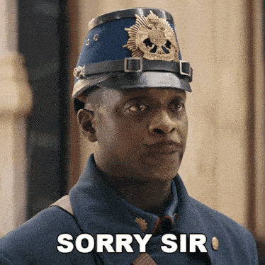 Sorry Sir Rules Is Rules Officer Affable GIF - Sorry Sir Rules Is Rules Officer Affable Wonka Movie GIFs