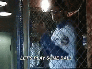 Rookie Play Ball GIF - Rookie Play Ball Cage GIFs