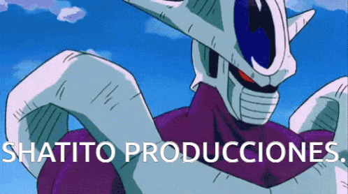 a picture of a robot with the words " chatito producciones " written below it