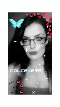 a black and white photo of a woman with the word dolcenera on the bottom right
