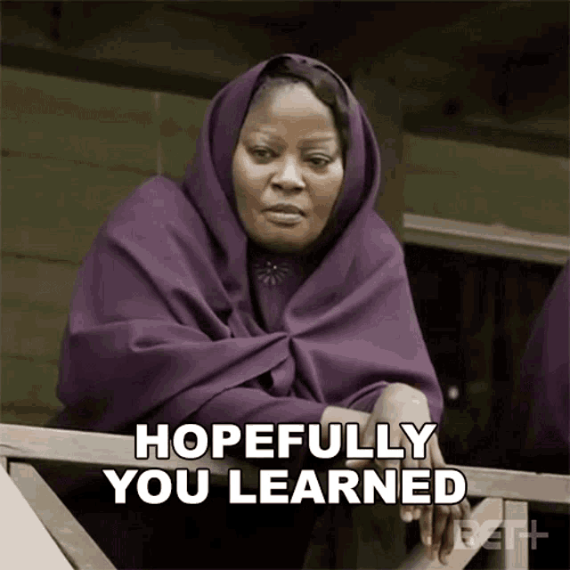 Hopefully You Learned Your Lesson Agnes GIF - Hopefully You Learned Your Lesson Agnes Ruthless GIFs