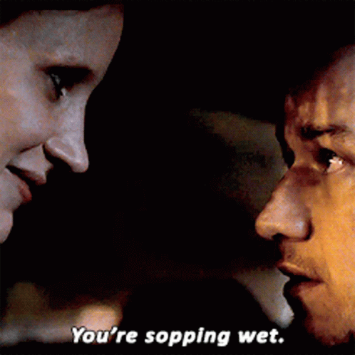 Jessica Chastain James Mcavoy GIF - Jessica Chastain James Mcavoy You Wet GIFs