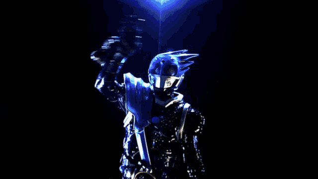 a dark background with a blue light coming out of it