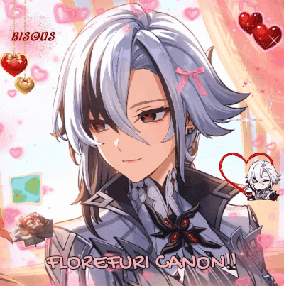 a picture of a girl with the words bisous florefuri canon