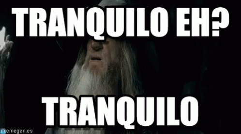 Tranquilo GIF - Lotr Lord Of The Rings Gandalf GIFs