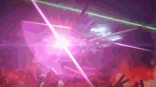 a purple background with a few lines of light coming out of it .