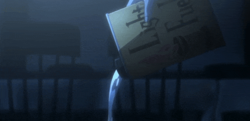 a person is holding a book that says " light free "