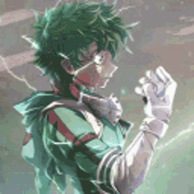 Anime Anime Boy GIF - Anime Anime Boy Green Hair GIFs