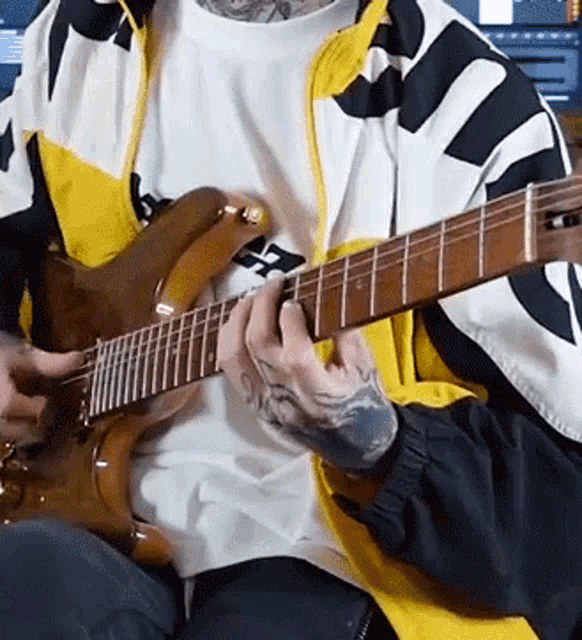 Playing Guitar Tim Henson GIF
