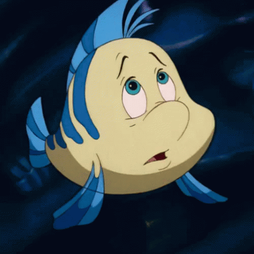 Flounder Sad GIF - Flounder Sad The Little Mermaid GIFs