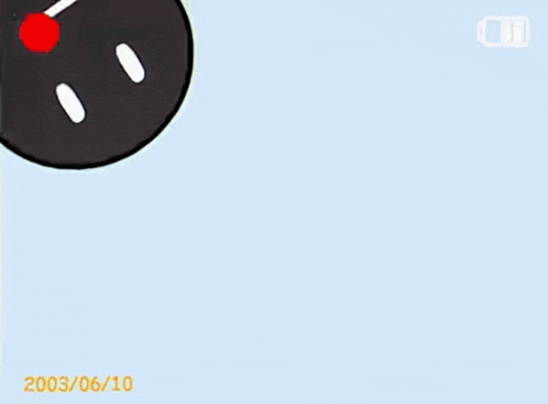 a cartoon drawing of a phone and a folder with the date 2003/06/10 on it