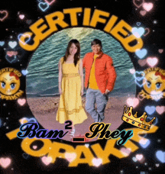 a picture of a man and a woman with the words certified bam phey