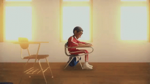 Heads Up Sitting GIF - Heads Up Sitting Classroom GIFs