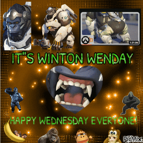 a greeting card that says it 's winton wednesday