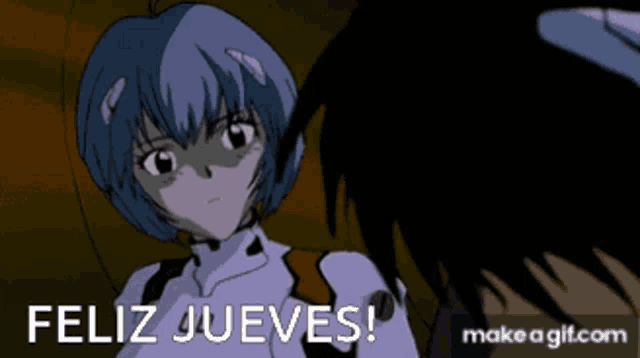 a feliz jueves animated gif with a girl in a white suit