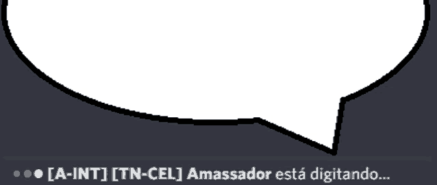 a speech bubble that says a-int on it