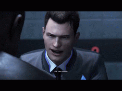 28stab Wounds Detroit Become Human GIF - 28stab Wounds Detroit Become Human Connor Interrogstion Mission GIFs