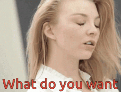 What Do You Want Looking GIF - What Do You Want Looking Natalie Dormer GIFs