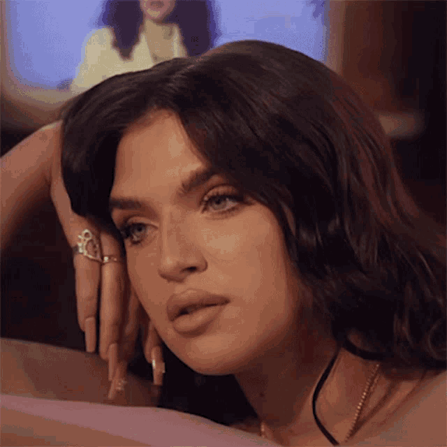 Serious Stare Mae Muller GIF - Serious Stare Mae Muller Better Days Song GIFs
