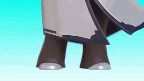 a close up of a person 's feet with a blue background