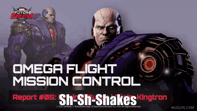 an advertisement for a video game called omega flight mission control