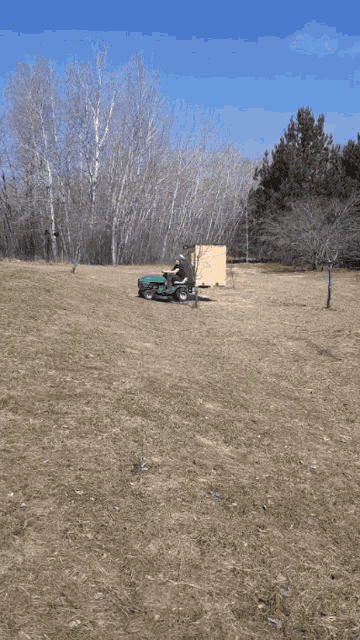 Mower Wheelies GIF
