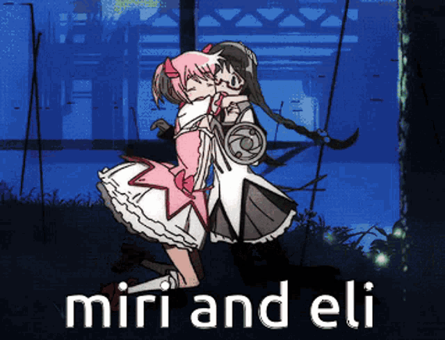 Miri And Eli Madohomu GIF - Miri And Eli Madohomu Madoka GIFs