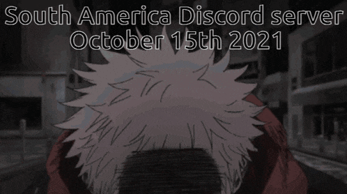 a drawing of a person with the words south america discord server october 15th 2021 at the top