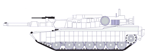 a black and white drawing of a tank with the word army on the side