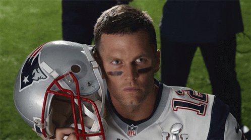 Staring Tom Brady GIF