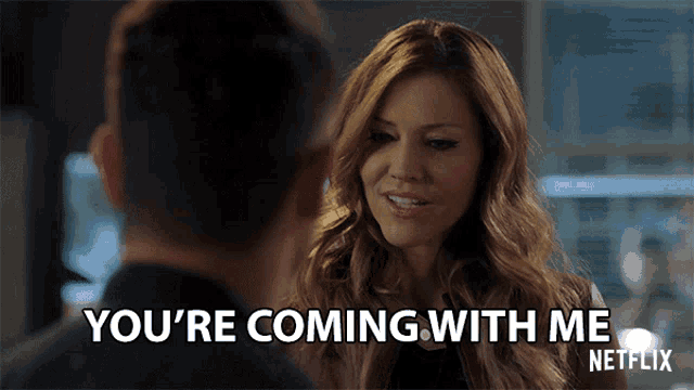 Youre Coming With Me Tricia Helfer GIF - Youre Coming With Me Tricia Helfer Charlotte GIFs