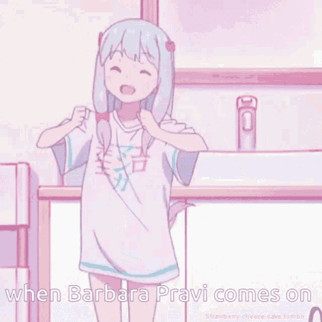 Barbara Pravi Anime GIF