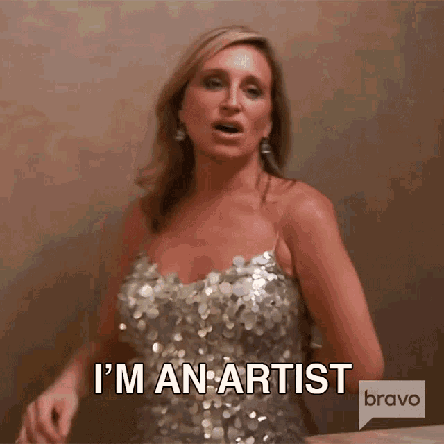 Im An Artist Real Housewives Of New York GIF - Im An Artist Real Housewives Of New York I Make Art GIFs