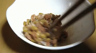 納豆 日式 發酵 好吃 GIF - Natto Japanese Food Fermented Beans GIFs