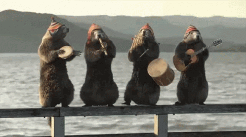 Beavers Band Of Beavers GIF - Beavers Band Of Beavers Musical GIFs