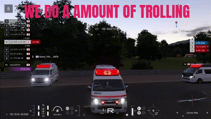 a screenshot of a video game with the words " we do a amount of trolling " on top