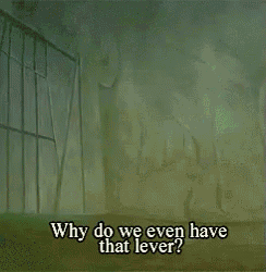 why do we even have that lever ? is written on a gray background