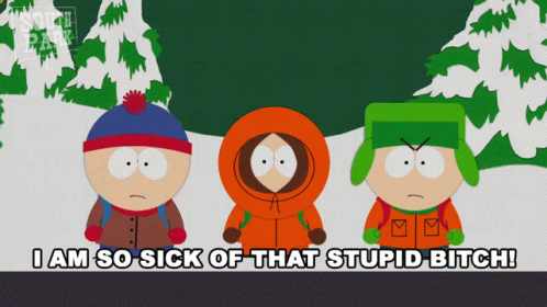 I Am So Sick Of That Stupid Bitch Kyle GIF - I Am So Sick Of That Stupid Bitch Kyle South Park GIFs
